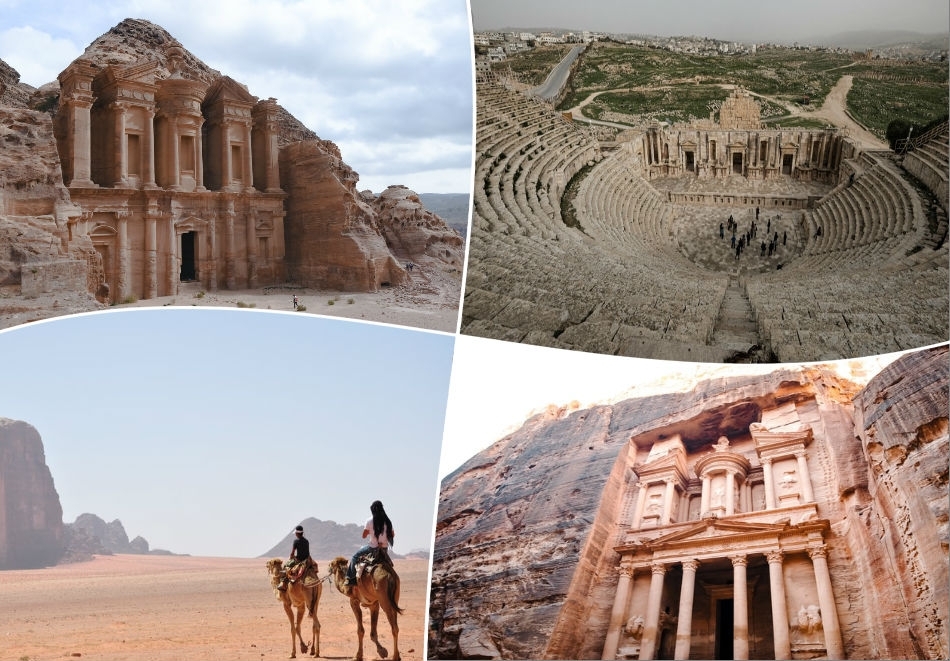 Екскурзия до Йордания! Самолетен билет + 3 нощувки със закуски на човек в Акаба + 1 нощувка със закуска в Петра.