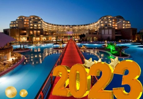Ранни записвания за Нова Година 2023г. в KAYA PALAZZO GOLF RESORT 5*, Белек, Турция. Чартърен полет от София + 4 нощувки на човек на база Ultra All Inclusive