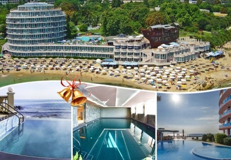 Коледа в Св. Св. Константин и Елена! 3, 4 или 5 нощувки на човек на база All Inclusive и две Празнични вечери + минерални басейни и СПА пакет в хотел Сириус Бийч.