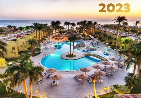 Нова Година в PALM BEACH RESORT 4*, Хургада, Египет! Чартърен полет от София + 5 нощувки на човек на база All Inclusive!