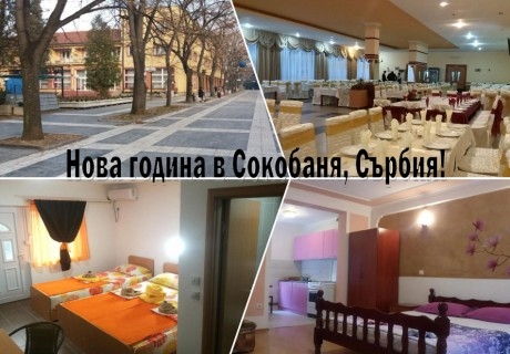 Нова година в Сокобаня, Сърбия! 2 или 3 нощувки на човек в къща за гости + закуски, обяди и вечери, две от които празнични в хотел - санаториум „SOKOGRAD”