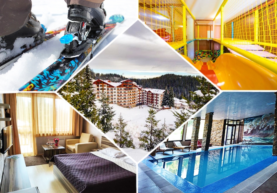 3, 4, 5, 6 или 7 нощувки на човек със закуски и вечери + басейн и релакс зона от апарт-хотел Форест Нук, Пампорово!