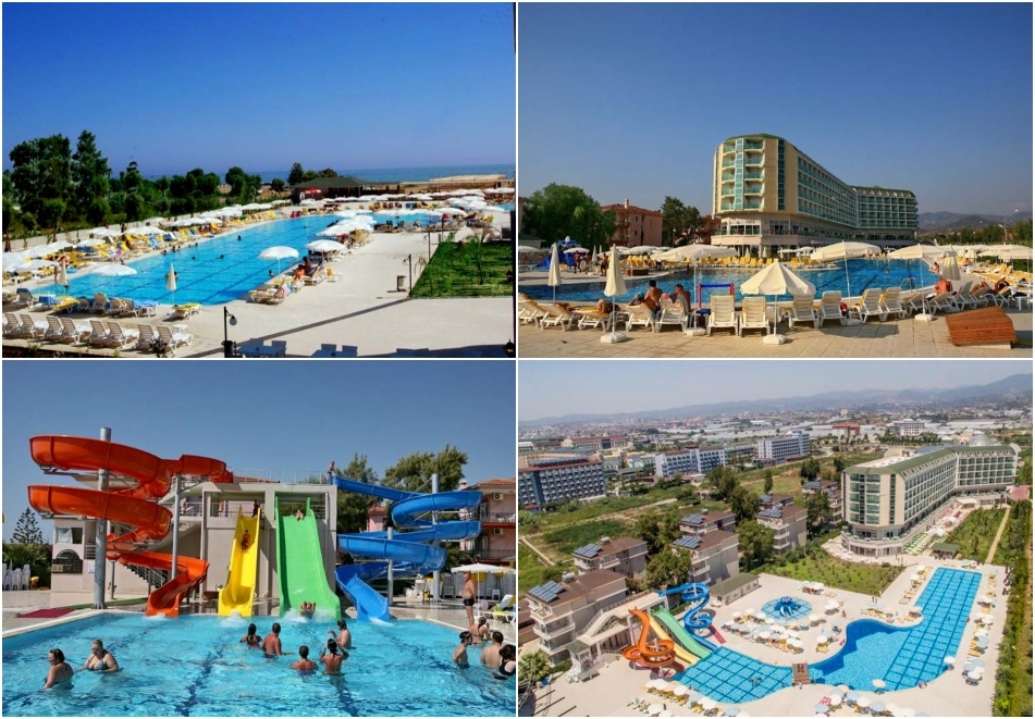 Лято 2023 в хотел HEDEF BEACH RESORT & SPA 5* Алания, Турция! Автобусен транспорт + 7 нощувки на човек на база Ultra All Inclusive + басейн и водни пързалки. Дете до 11.99 г. БЕЗПЛАТНО!