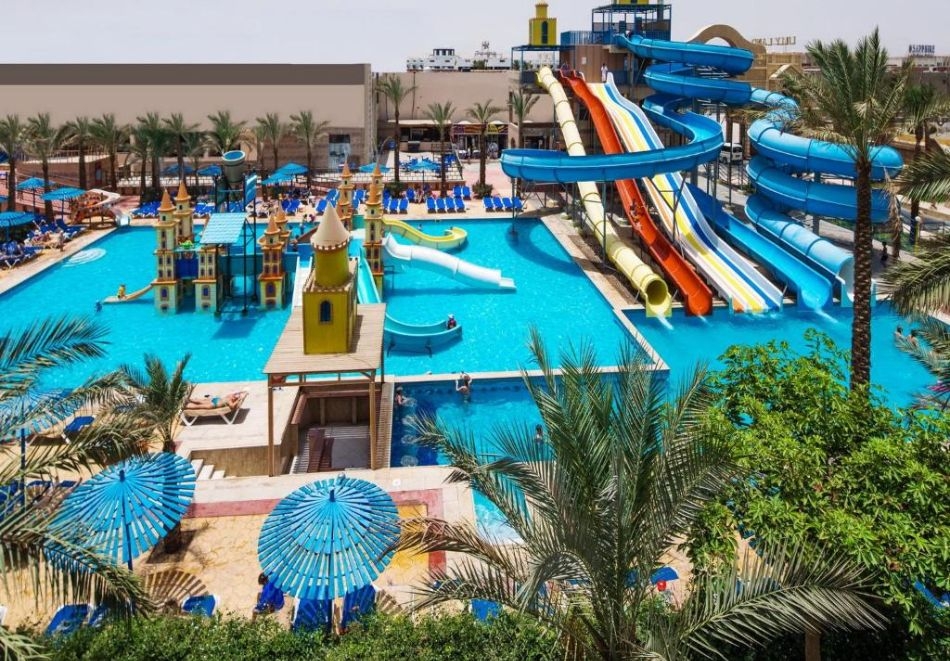 Почивка в Хургада, Египет! Чартърен полет от София + 6 нощувки на човек на база All Inclusive в MIRAGE BAY RESORT & AQUA PARK 4* + 1 нощувка, закуска, вечеря и посещение на пирамидите в Кайро!