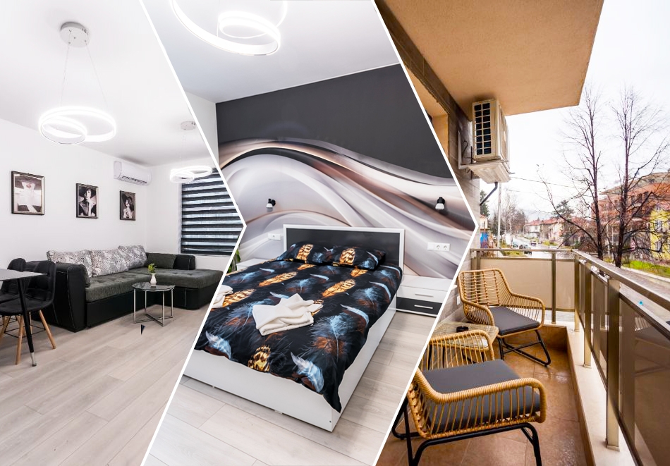 Нощувка за 4-ма от апартамент за гости Дриймс, в центъра на Велинград. Дете до 12г. - безплатно