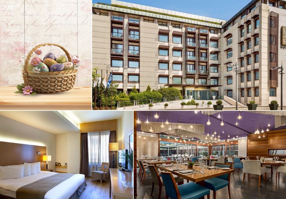 Великден в Солун, Гърция! 2 или 3 нощувки на човек със закуски, 2 вечери + Великденски обяд с жива музика в хотел Lazart 5*. Дете до 5.99г БЕЗПЛАТНО