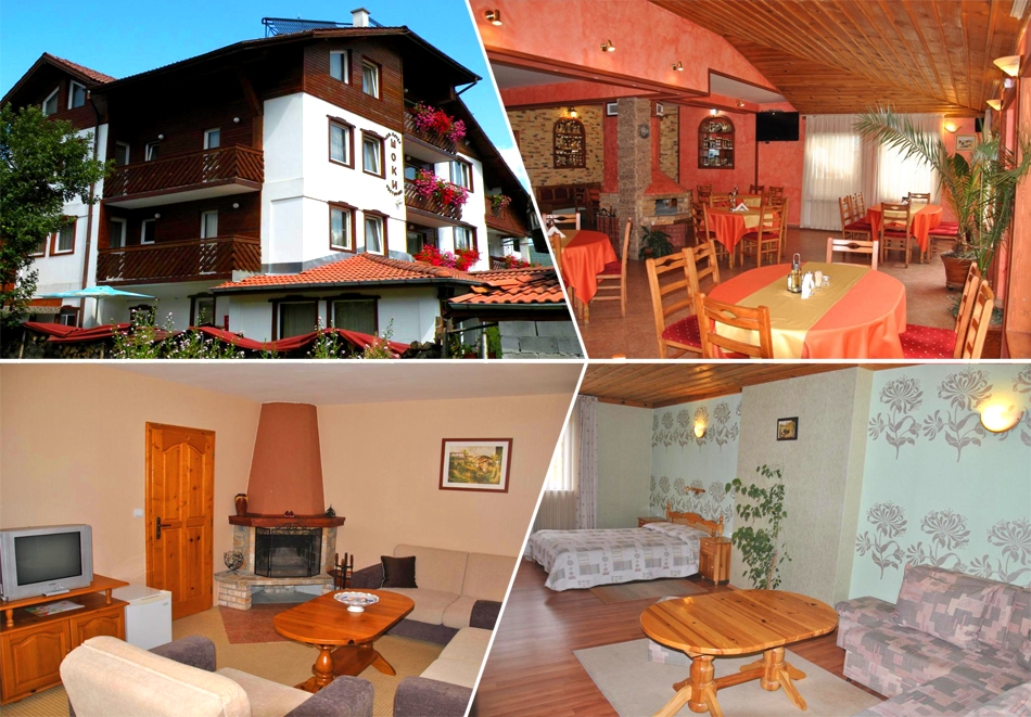 Нощувка на човек със закуска и вечеря + релакс зона от хотел Шоки, Чепеларе