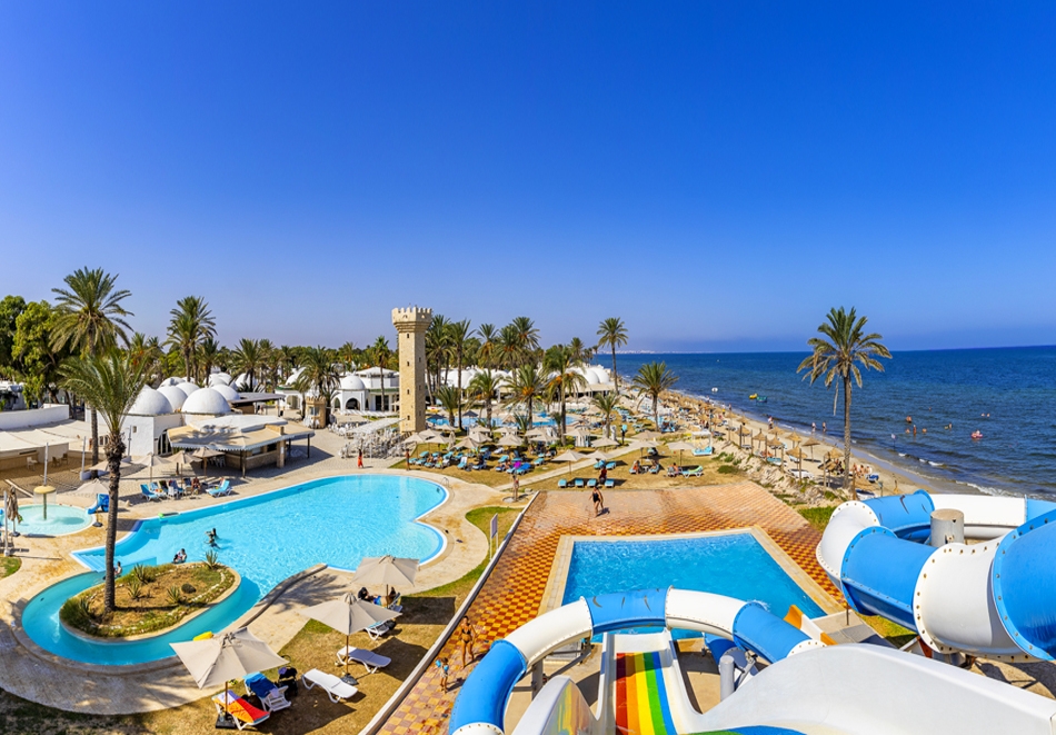 All Inclusive на първа линия в хотел MONARQUE CLUB RIVAGE 4*, Монастир, Тунис. Чартърен полет от София + 7 нощувки на човек