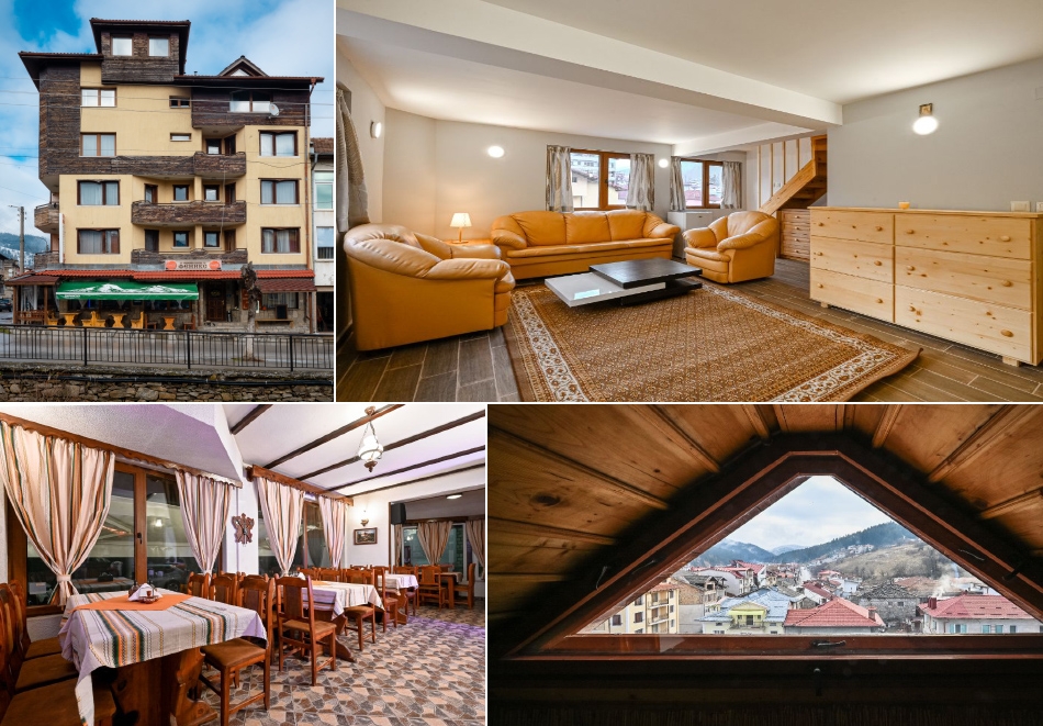 Почивка в Чепеларе! Нощувка на човек със закуска или закуска и вечеря в хотел Феникс