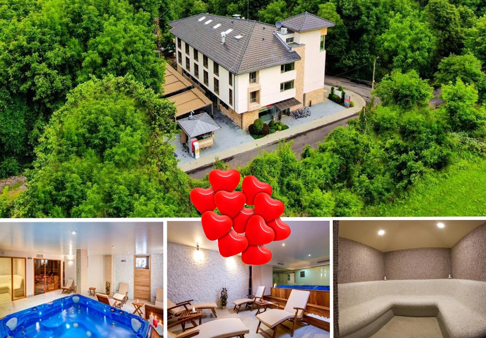 Свети Валентин, край Крушунските водопади! 2 нощувки със закуски на човек + бутилка вино и релакс зона от хотел Катлея, с. Крушуна, до Ловеч