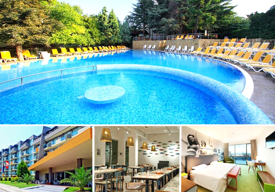 Нощувка на човек на база All Inclusive + басейн и джакузи от хотел Екселсиор****, Златни пясъци. Дете до 11.99г - БЕЗПЛАТНО!