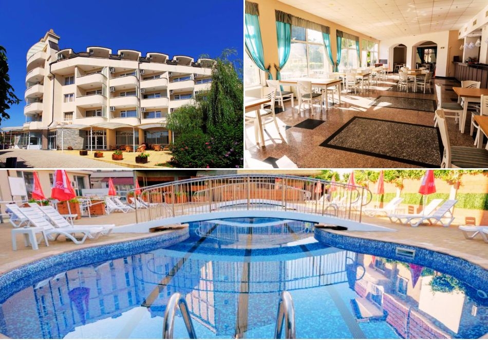 All Inclusive нощувка за ДВАМА + басейн и дете до 12г. БЕЗПЛАТНО в хотел Аврора, Константин и Елена