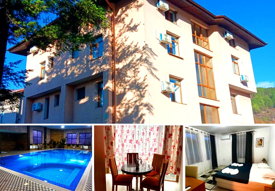 Есен в Девин! Нощувка на човек и възможност за закуска, обяд и вечеря + вътрешен басейн и релакс зона от Къща за гости Стиляна