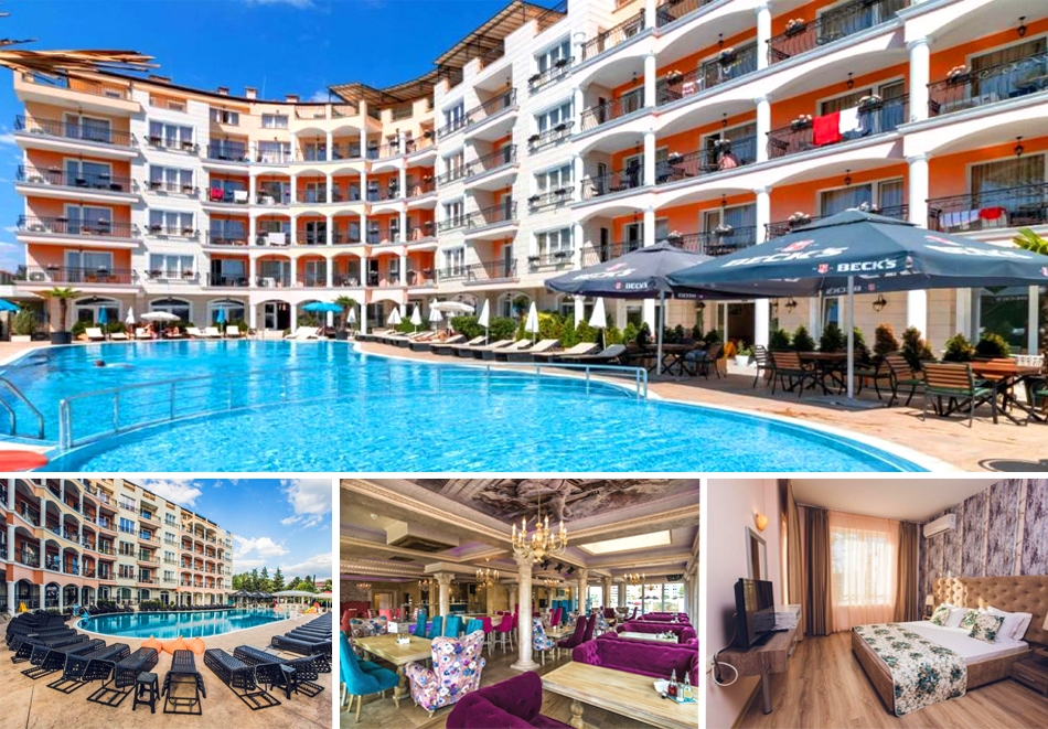 Нощувка на човек на база All Inclusive + басейн от хотел Авеню Делукс****, Слънчев бряг