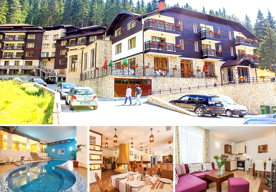 2 или повече нощувки на човек със закуски и вечери + вътрешен басейн и СПА зона от Апарт хотел Стрийм Ризорт***, Пампорово