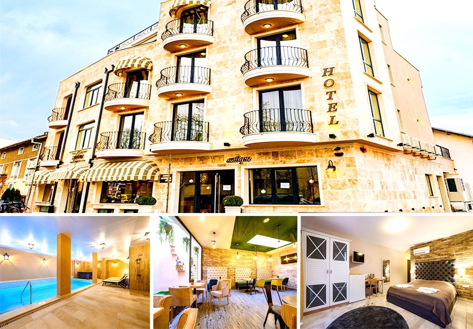 Почивка в Павел Баня! 2+ нощувки на човек със закуски и вечери + топъл басейн и релакс зона от хотел Антик