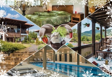 Коледа край Елена! 2 или 3 нощувки на човек със закуски и вечери, двете празнични + басейн, сауна и парна баня в семеен хотел Еленски Ритон
