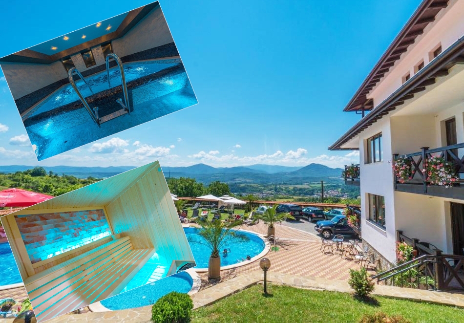 Нощувка на човек със закуска и възможност за вечеря + басейн и релакс пакет в комплекс Панорама, Елена. Дете до 14г. - БЕЗПЛАТНО!