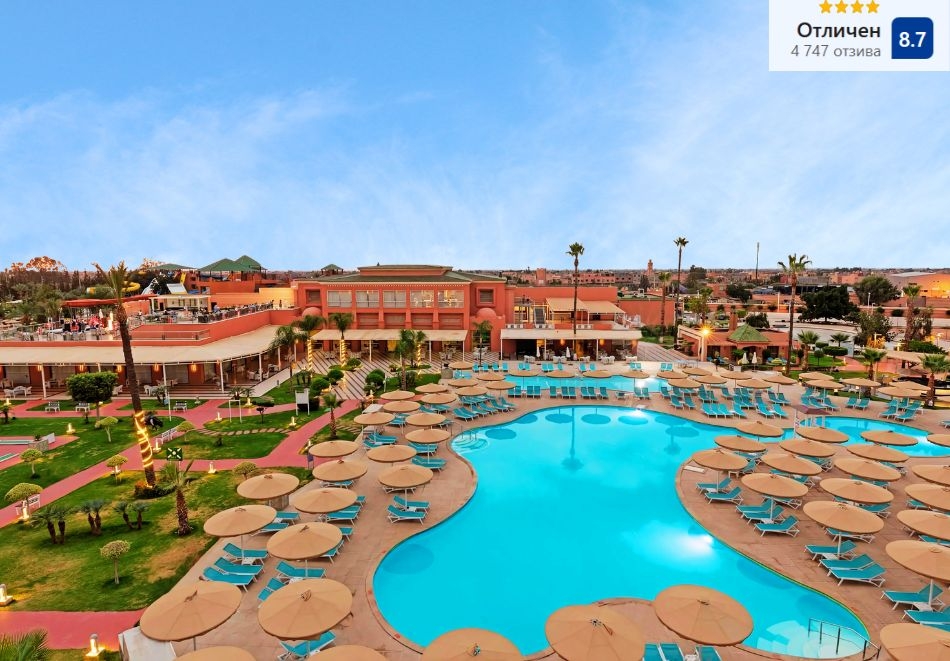 	 Мароко 2025 - 2026г.! Полет от София + 7 нощувки на човек на база All Inclusive в Pickalbatros Aqua Fun Club Resort 5*. Възможност за допълнителни екскурзии 