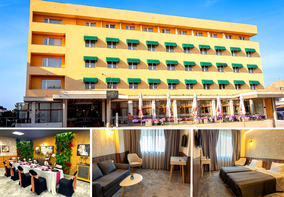 Нощувка на човек със закуска и вечеря от хотел Форум Спорт Палас, Дряново