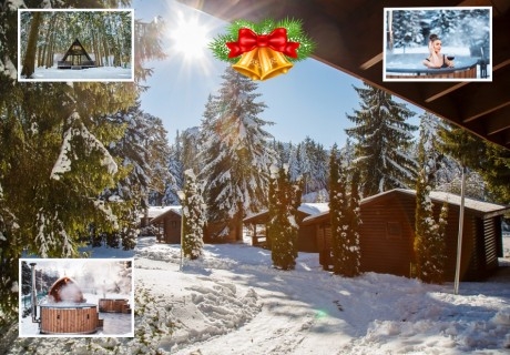 Коледа в Боровец! Нощувка в напълно оборудвана къща с капацитет 4 или 5 човека с доплащане по желание за Коледна вечеря + релакс зона във Вилни селища Ягода и Малина