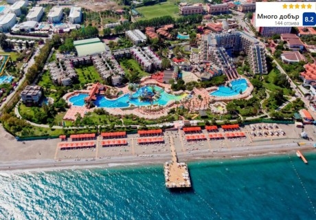 Нова Година в LIMAK LIMRA HOTEL & RESORT 5*, Кемер Турция! Чартърен полет от София + 4 или 5 нощувки на човек на база All inclusive