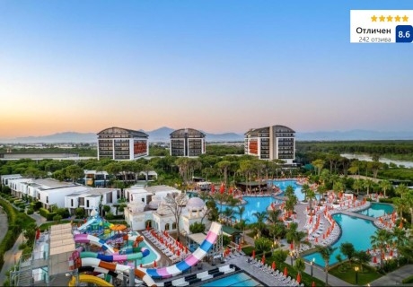 Петзвездна Нова Година в TRENDY LARA 5*, Лара, Турция с полет от София + 4 или 5 нощувки на човек на база Ultra All inclusive