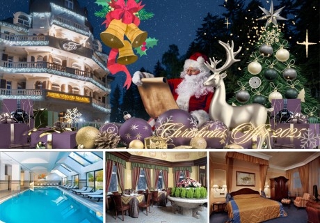 5-звездна Коледа в Боровец! 3 нощувки на човек със закуски и вечери, две от които Празнични за Бъдни вечер и Коледа + отопляем басейн и релакс зона от хотел Феста Уинтър Палас