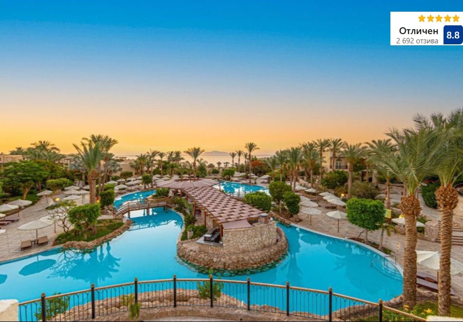 	 Коледа в хотел THE GRAND HOTEL 5*, Шарм Ел Шейх, Египет! Полет от София + 5 нощувки за ДВАМА на база All Inclusive 
