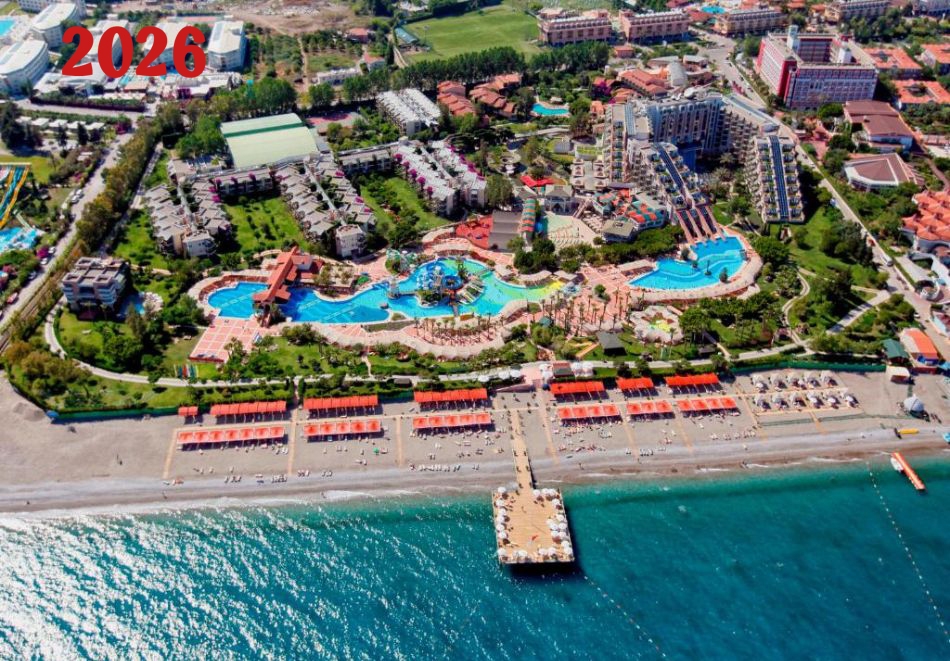 Нова година в Кемер, Турция! Транспорт + 4 нощувки на човек на база All inclusive + доплащане за новогодишна вечеря в хотел LIMAK LIMRA HOTEL & RESORT 5* от Ню Сън Травел. Тръгване от Варна, Слънчев бряг и Бургас!