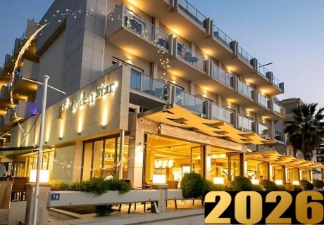 Нова Година в Переа, Гърция! 3 нощувки на човек със закуски и вечери + Празнична вечеря в хотел Golden Star City