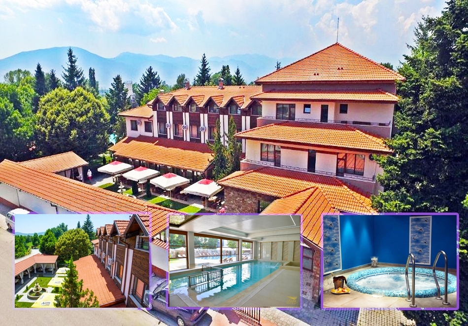 Нощувка на човек със закуска + басейн и релакс зона от Хотел Ивелия 4*, с. Дъбница, край Огняново