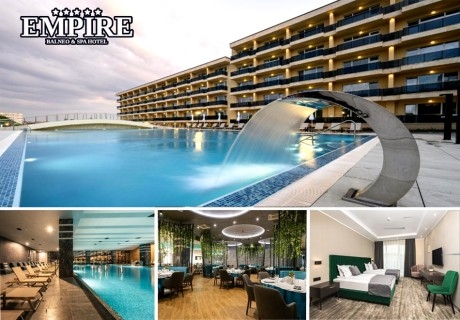 Уикенд в Хисаря! 2 нощувки на човек със закуски и вечери + вътрешни минерални басейни и СПА зона от СПА хотел Империя*****