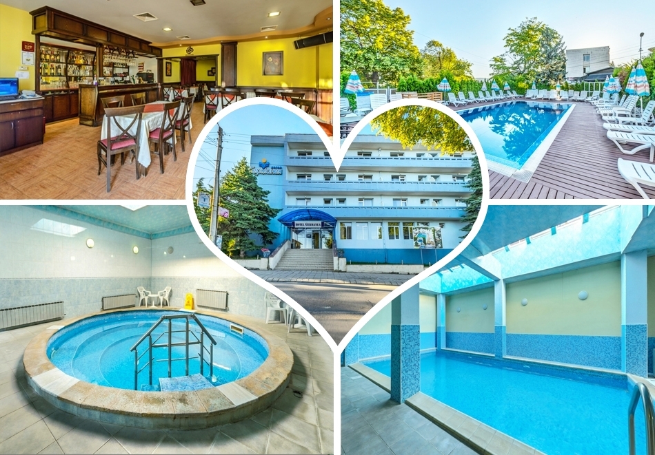 Почивка в Сапарева баня с МИНЕРАЛНА вода. Нощувка на човек със закуска и вечеря + 2 басейна и релакс център  от Хотел Германея