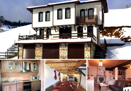 Почивка край Пампорово! Нощувка за 8 възрастни с 2 деца и ползване на трапезария с оборудвана кухня и вана-джакузи от Вила Слънце Мое, с. Проглед