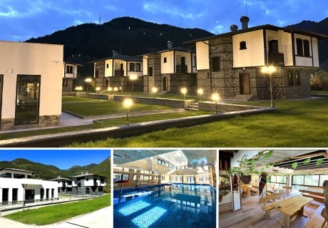 3, 4 или 5 нощувки на човек със закуски, обеди и вечери + вътрешен плувен басейн с детска част и релакс зона от Къщи за гости Девин Ривър, Девин