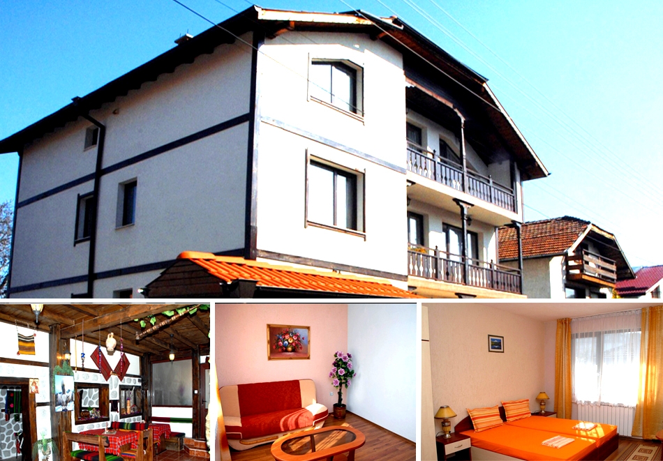 Нощувка за двама, трима или наем на цяла къща за 20 човека от Къща за гости Перина, Банско