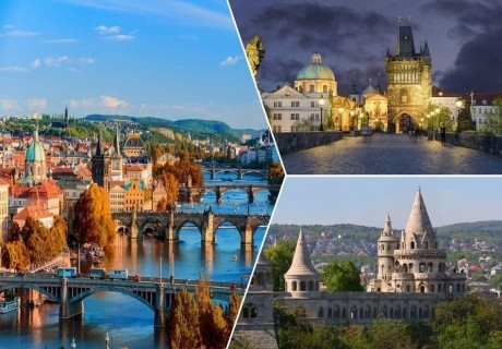 Екскурзия до Прага, Братислава, Будапеща и Виена! Автобусен транспорт от София + 4 нощувки на човек със закуски + възможност за посещение на Дрезден