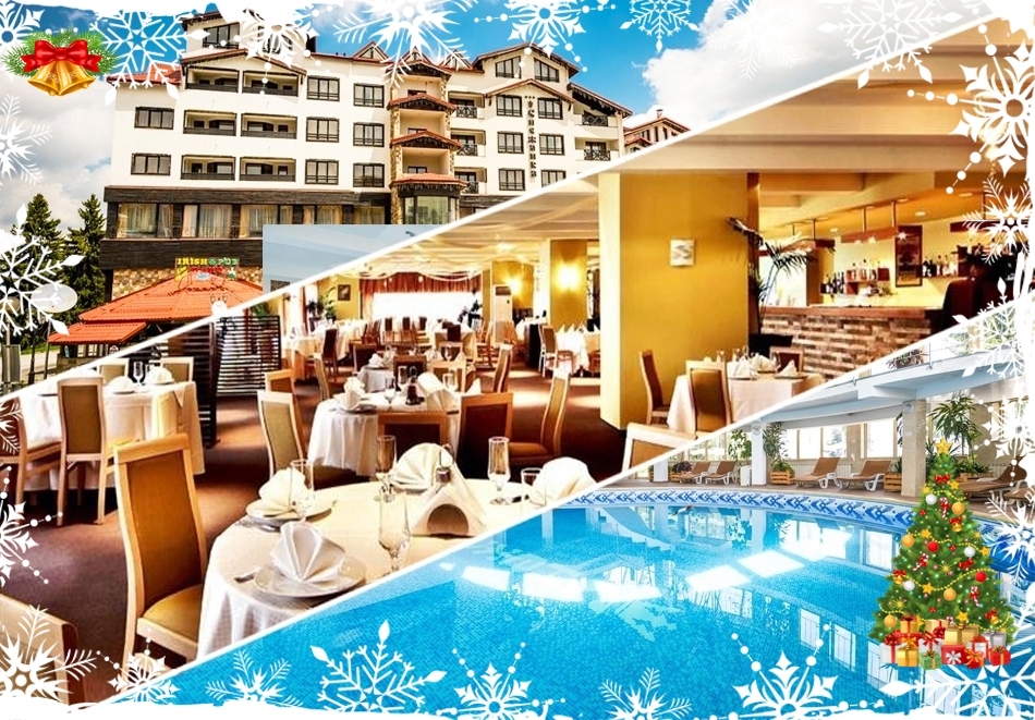 Коледа в Пампорово! 3 или 4 нощувки на човек със закуски и вечери, едната празнична + басейн и сауна в хотел Снежанка