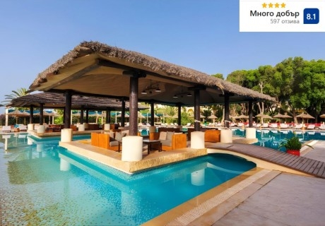 7 дневна All Inclusive почивка за един човек в Africa Jade Thalasso Standard 4*, Корба, Тунис с полет от София. Безплатни чадъри и шезлонги на плажа