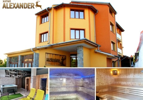 Нощувка на човек със закуска или закуска и вечеря + релакс зона в Семеен хотел Александър, Павел баня