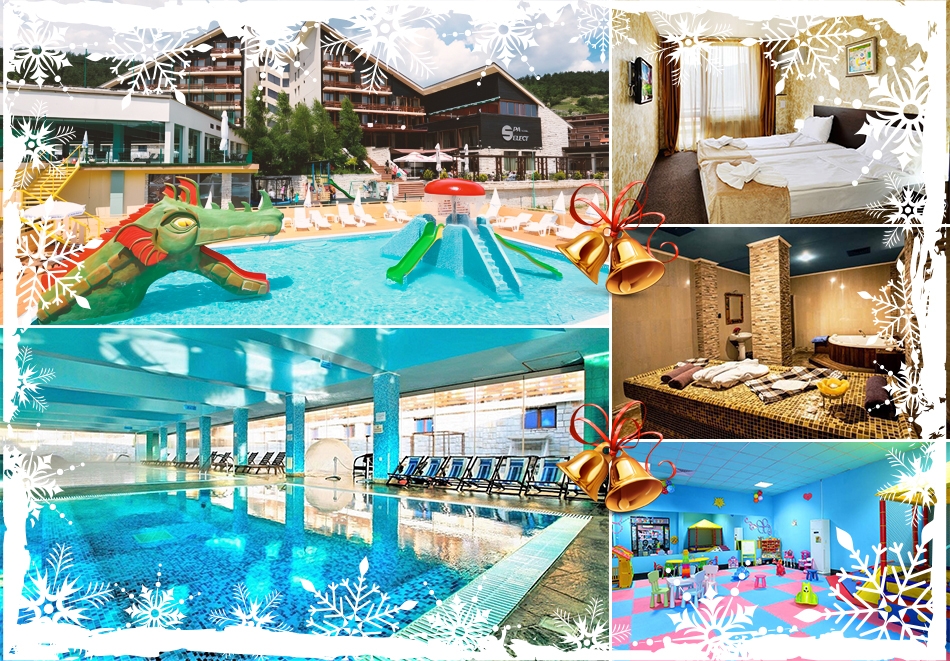 Коледа във Велинград! 2 или повече нощувки на човек със закуски и вечери, едната празнична с възможност за обяд + МИНЕРАЛЕН басейн и релакс център в хотел Селект 4*