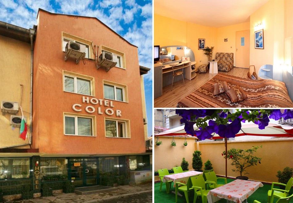 Нощувка на човек в хотел Колор, Варна