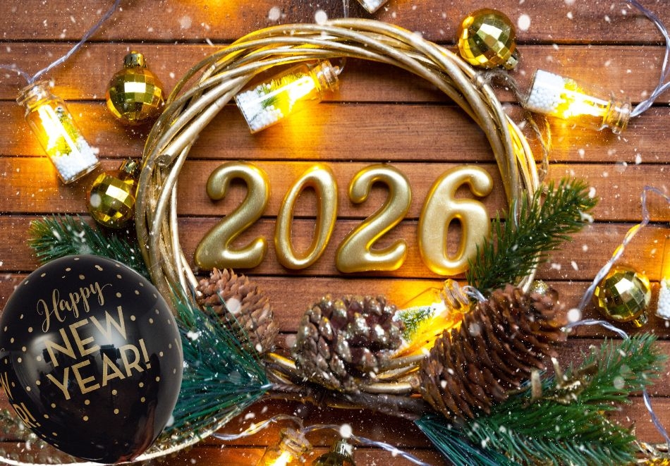 Нова година на брега на язовир Доспат! 3 нощувки на човек със закуски и вечери, едната Празнична с български и вносен алкохол без лимит + джакузи, сауна и парна баня в хотел Емили, Сърница