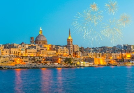 Нова Година в Малта с 5 нощувки, закуски и вечери на човек + празничен куверт в SOREDA HOTEL 4* и полет от София