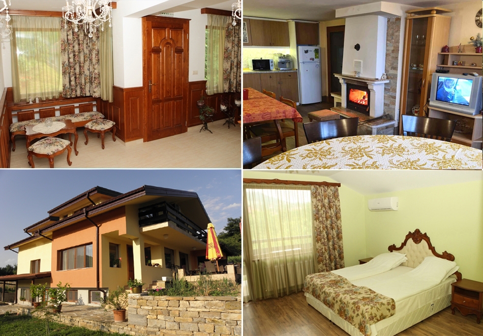 Почивка, края Трявна! Нощувка за 15 човека и ползване на ободурвана кухня и механа от Семеен хотел Куклите 2