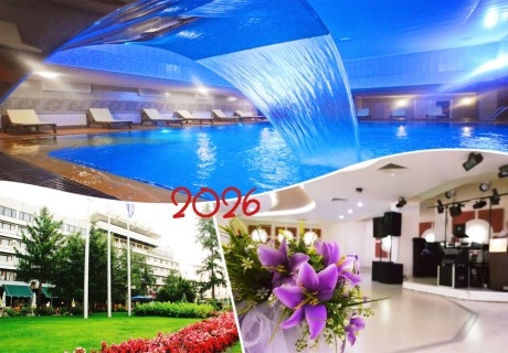 Нова година в Казанлък! 2 или 3 нощувки на човек със закуски и празнична вечеря с програма + минерален басейн и релакс център в Хотел Казанлък