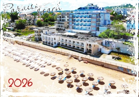 Нова година на първа линия в Обзор: 2 или повече нощувки за двама + възможност за доплащане на празнична вечеря от хотел Парайзо Бийч