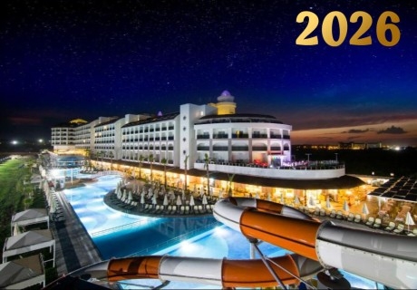 Нова Година в PORT RIVER HOTEL 5*, Сиде, Турция с полет от София + 4 или 5 нощувки на човек на база All inclusive