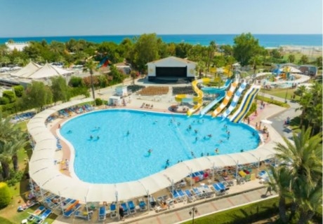 Ранни записвания на първа линия в ASTERIA FAMILY RESORT SIDE 5*, Сиде, Турция! Транспорт + 7 нощувки на човек на база Ultra Аll Inclusive + басейни. Дете до 11.99г. БЕЗПЛАТНО!